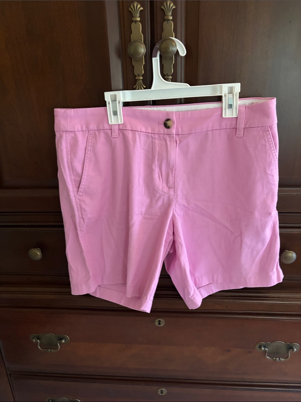 J. Crew Pink Chino Bermuda Shorts